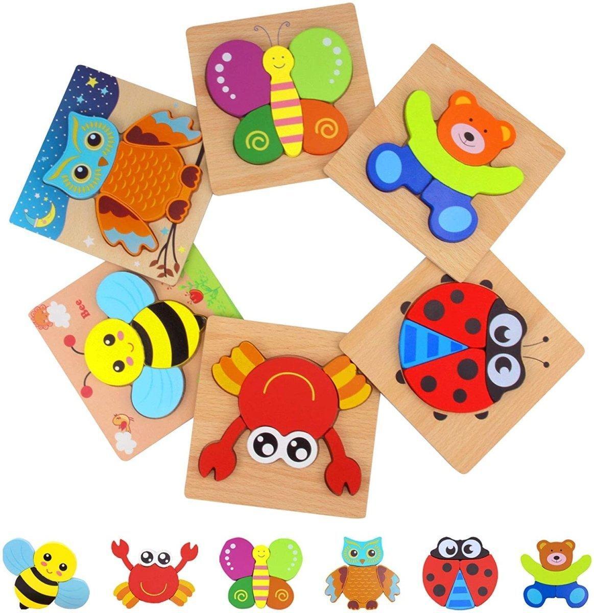 Animal Puzzles - MontessoriFun