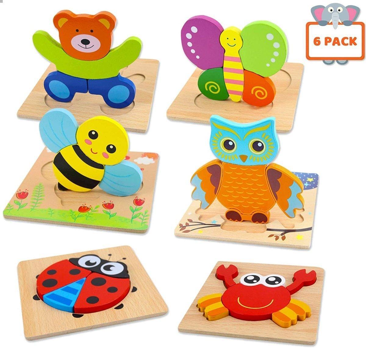 Animal Puzzles - MontessoriFun