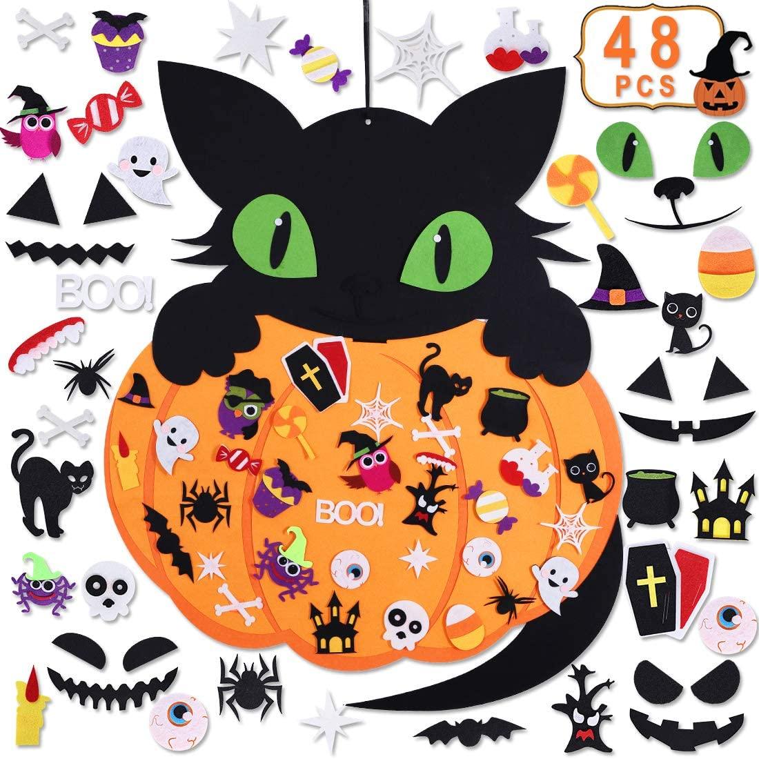 Montessori DIY Halloween Cat - MontessoriFun