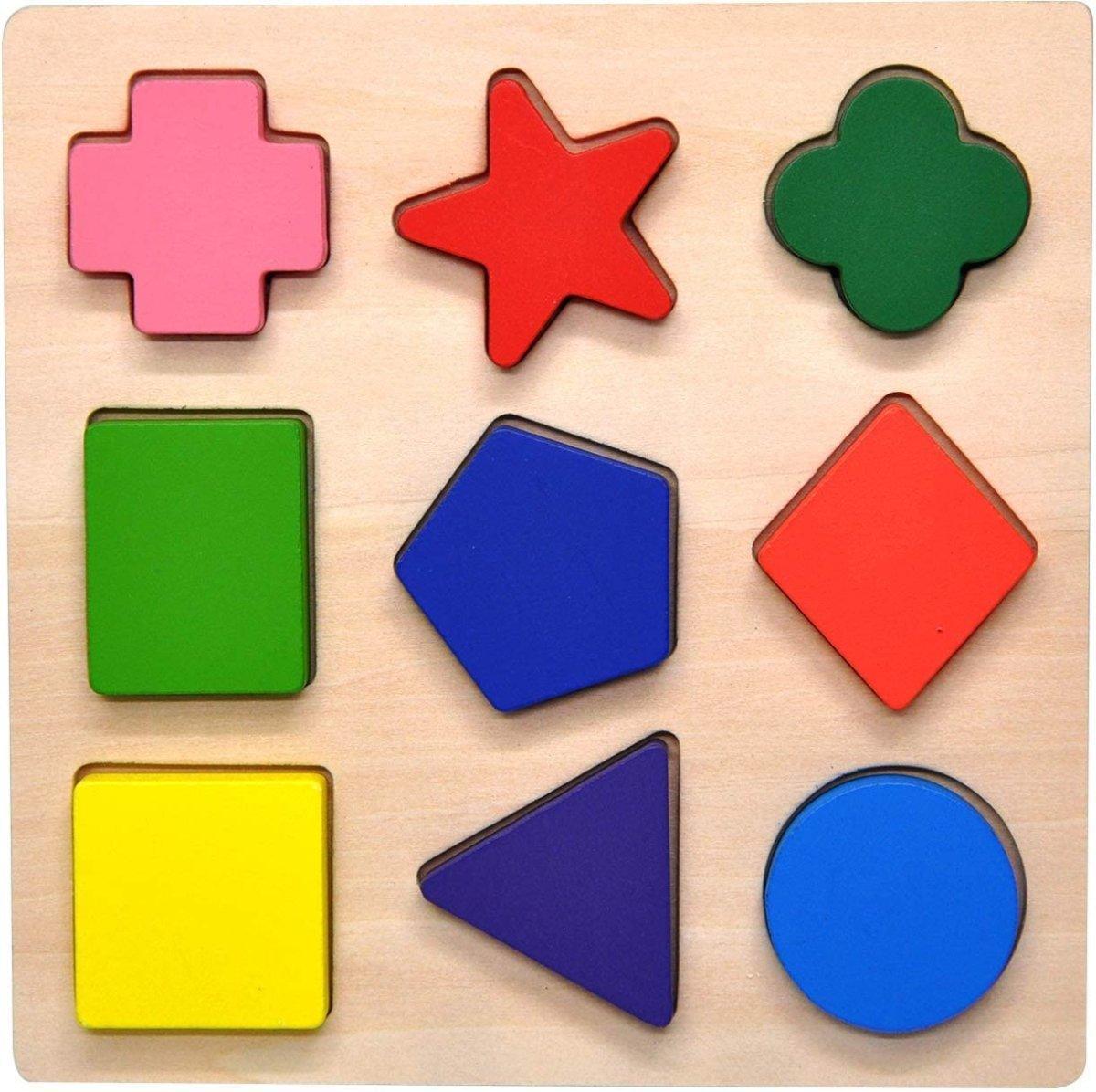 Montessori Shape Puzzles - MontessoriFun