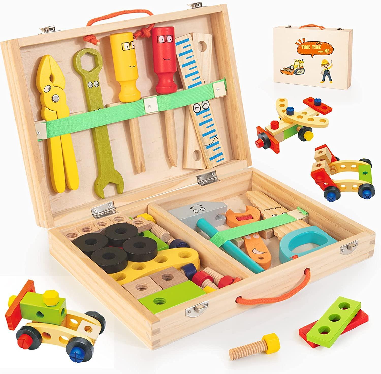 Montessori Wooden Tool Set - MontessoriFun